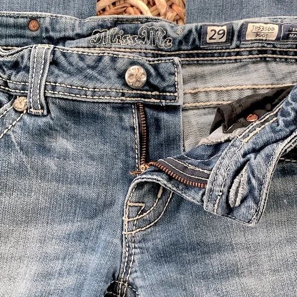 Miss Me Peace Sign #JP5356B Boot Jean - Picture 11 of 15